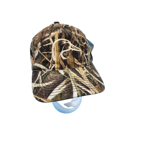 Ducks Unlimited Hat Camo Mossy Oak Cap Wetland Conservation Adjustable - Picture 1 of 5